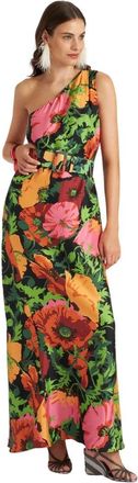 La DoubleJ One-Shouldered Roy Jurk - Dames - Maxi kleedjes - Veelkleurig - XS - Kleedjes