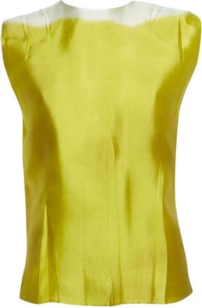 Prada Top smanicato - Giallo