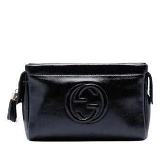 Gucci Pre-owned Clutches, female, Black, Size: ONE SIZE Pre-owned Pouch