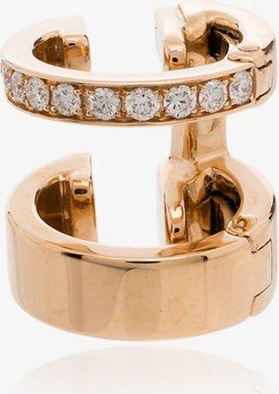 Repossi 18K Rose Gold Berbere Diamond Ear Cuff - Womens - Diamond/18kt Rose Gold
