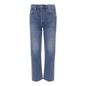 Re/Done Straight Jeans - - Jeans - Donna - Blu - W30