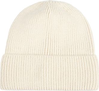 Capelli Beanie CAPELLI NEW YORK, Damen, ivory, Strick, Materialmix, unifarben, M&uuml;tzen Beanie, Rippstrick, Wollanteil, w&auml;rmend
