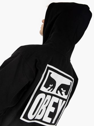 Obey Eyes Icon Hood Fleece black