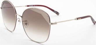 Missoni Womens 59mm Gold Sunglasses