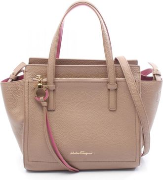 Ferragamo Leather Handbag (Pre-Owned)