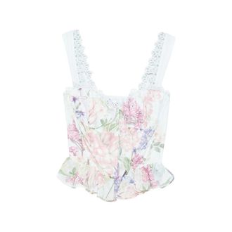 Charo Ruiz Ibiza Floret Lace Floral Top