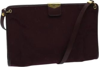 Dior Pre-owned Cross Body Bags, female, Red, Size: ONE SIZE Pre-owned Nylon Crossbody Bag