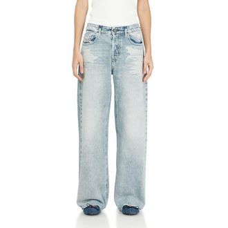 Diesel Relaxed Jeans Regular Waist 1990 D-Waigee, Light blue, Button fly