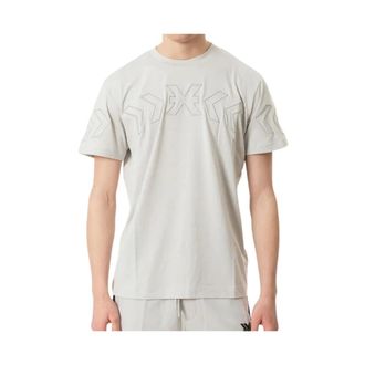 John Richmond Training T-Shirts, male, Gray, Size: XL Ump24061Ts T-shirt