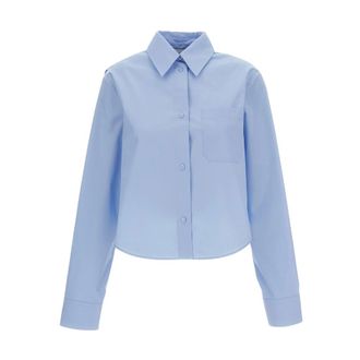 Sportmax Sportmax, Shirts, female, Blue, Size: XS Ceppo Shirt