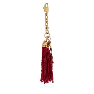 Dolce & Gabbana Bag Accessories, female, Yellow, Size: ONE SIZE Tassel Keychain