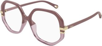 Chlo&eacute; Geometric Optical Frame - Dames - Brillen - Roze - 54 MM - Accessoires