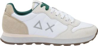 Sun 68 Tom Multicolor - Heren - Sneakers - Wit - 42 EU - Nylon - Schoenen