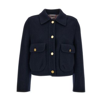 Thom Browne Donna, Giacche, Blu, S, new