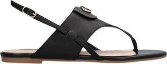 Liu Jo Sandy 10 - Dames - Sandalen - Zwart - 41 EU - Leer - Schoenen