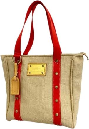 Louis Vuitton Pre-owned Tote Bags, female, Beige, Size: ONE SIZE Pre-owned Tote Bag