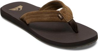 Quiksilver Sandale QUIKSILVER Carver Suede Core, Damen, Gr. 12(45), braun (braun 1), Obermaterial:Obermaterial: Leder / Aussensohle: Synthetischer Gummi;, Schuhe