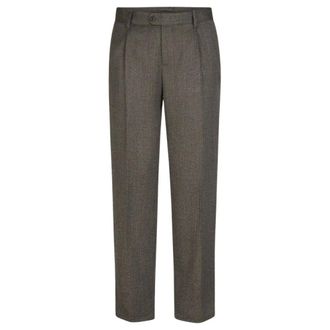 Profuomo Heren, Broeken, Bruin, Maat: 3XL Wol
