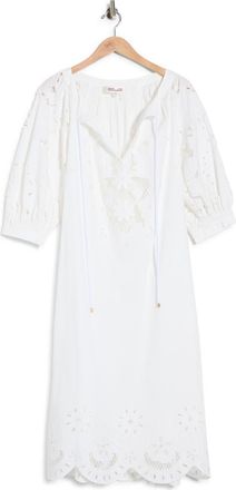 Diane Von F&uuml;rstenberg Rhodes Stretch Cotton Dress in White at Nordstrom Rack, Size Xx-Small