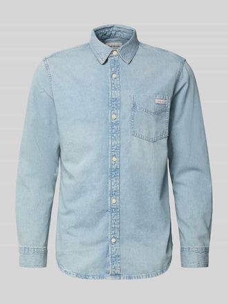 Calvin Klein Jeans Regular Fit Jeanshemd aus reine Baumwolle in Hellblau, Gr&ouml;&szlig;e XXL