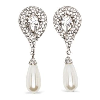 Alessandra Rich Oorbellen - Dames - Oorbellen - Grijs - ONE Size - Accessoires