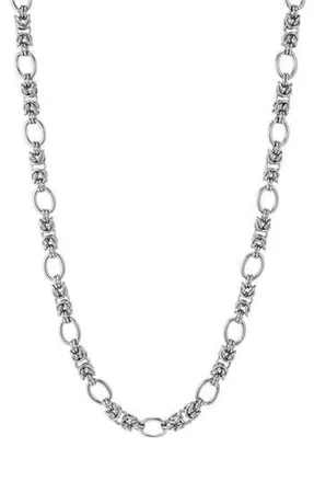 Ed Hardy Mens Byzantine Necklace in Silver at Nordstrom Rack