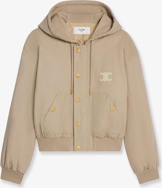 Celine Giubbino in canvas con patch Triomphe - CELINE - gender_Woman