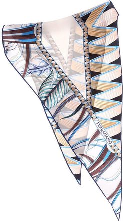 Ferragamo Butterflies Print Silk Scarf