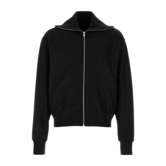 Jil Sander Sweatshirt met Rits - Heren - Vesten met rits - Zwart - M - Hoodies & sweatvesten