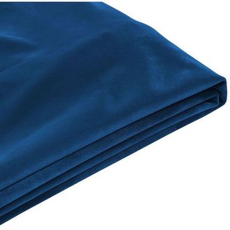 Beliani Funda Reemplazable En Terciopelo Amarillo Para Cama 180 X 200 Cm Desmontable Lavable Fitou