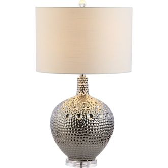 Jonathan Y Designs Andrews 27 Ceramic LED Table Lamp, Chrome at Nordstrom
