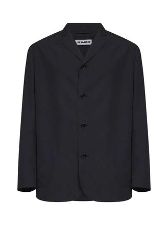 Jil Sander Einreihige, kastenf&ouml;rmige Jacke