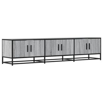 Berkfield Home TV Cabinet Grey Sonoma 180x35x41 cm Engineered Wood | Size: 180 x 35 x 41 cm