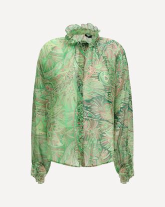 Etro Paisley ruffled Shirt Female 40
