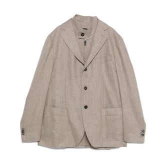 Incotex Heren, Jassen, Grijs, Maat: 2XL