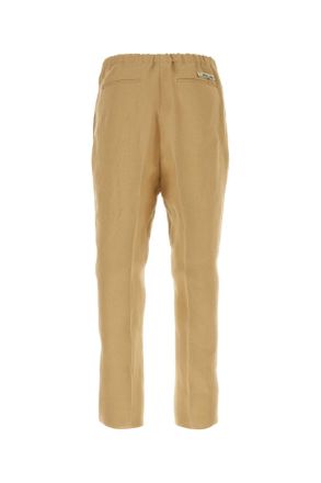 Fendi Mens Camel Paper Pant Exterior: Pantaloni