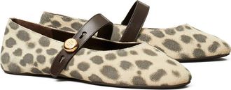 Tory Burch Romy Mary Jane Flat in Cheetah Spots at Nordstrom, Size 7.5
