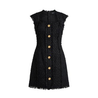 Balmain Mujer, Vestidos, Negro, Talla: S