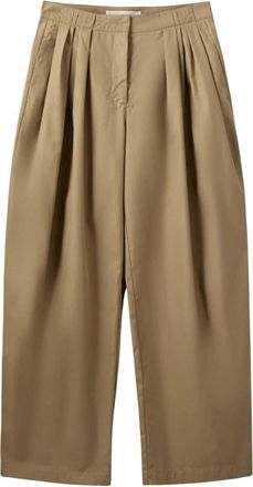 Sofie Schnoor Wijde broek - Dames - Broeken - Bruin - S - Broeken