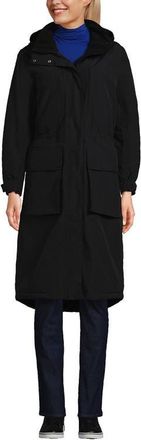 Lands End Squall Waterproof Insulated Winter Stadium Coat in Black at Nordstrom, Size X-Large