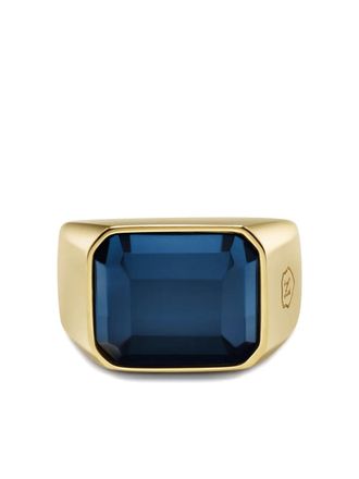 Nialaya zircon signet ring - Gold