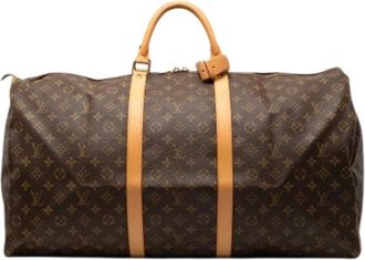 Louis Vuitton Pre-owned Weekend Bags, female, Brown, Size: ONE SIZE Pre-owned Keepall 60