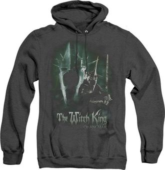 Gildan Lord Of The Rings Witch King Adult Heather Hoodie / Hooded Sweatshirt