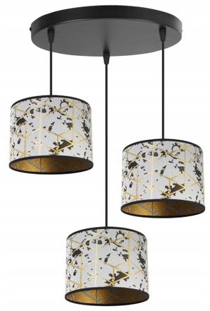 OEM L&aacute;mpara Colgante, L&aacute;mpara De Techo, Pantalla, Patr&oacute;n Dorado