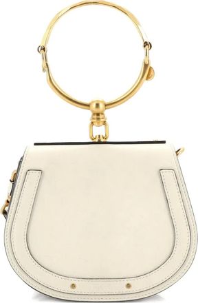 Chlo&eacute; Nile Leather Small crossbody bag - Beige