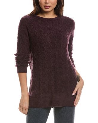 Barefoot Dreams Cozychic Lite Cable Slit Pullover