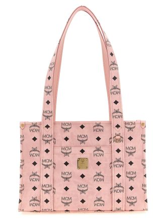 MCM Womens Aren School Tote Shoulder Bag