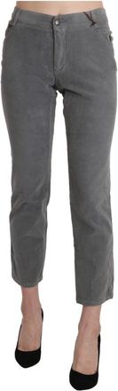 Ermanno Scervino Cropped Pantalon - Dames - Vrijetijds broeken - Grijs - L - Broeken