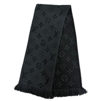 Louis Vuitton Pre-owned Stole - Dames - Pre-owned - Grijs - Maat: ONE Size Zijde