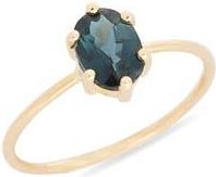 Bony Levy London Blue Topaz Stackable Ring in 14K Blue Topaz at Nordstrom Rack, Size 6.5